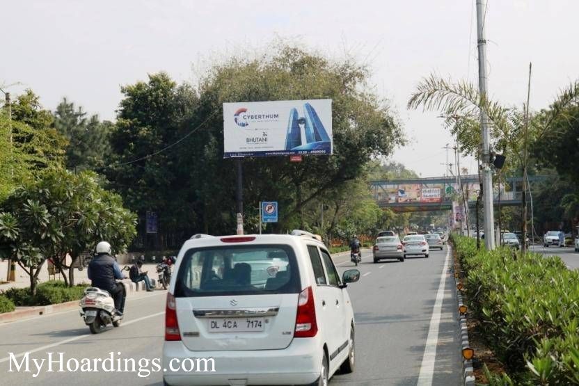 Billboard Advertising and Brand Promotion agency New Delhi, Flex Banner Agency BJP Head Office towards ITO